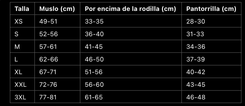 Faja Piernas Ajuste Gradual